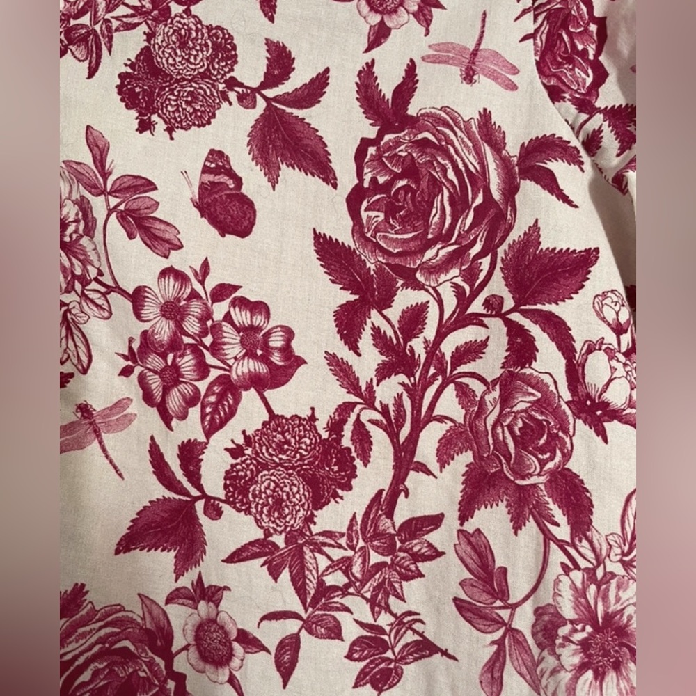 ✨ Sezane Pierro Magenta Botanical floral - Picture 6 of 7